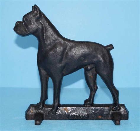 cast metal boxer dog|Cast Iron Boxer Dog .